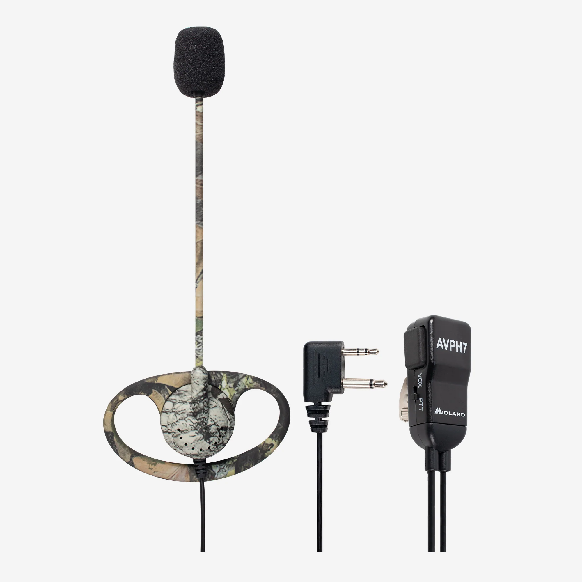 AVPH7 Camo GMRS Headset