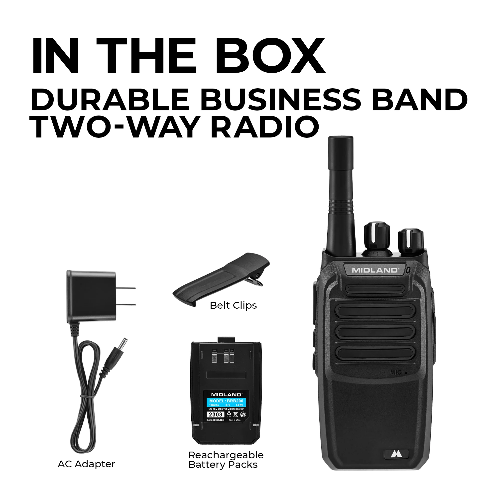 BR200 BizTalk Business Band Two-Way Radio - BR200 - Image 5