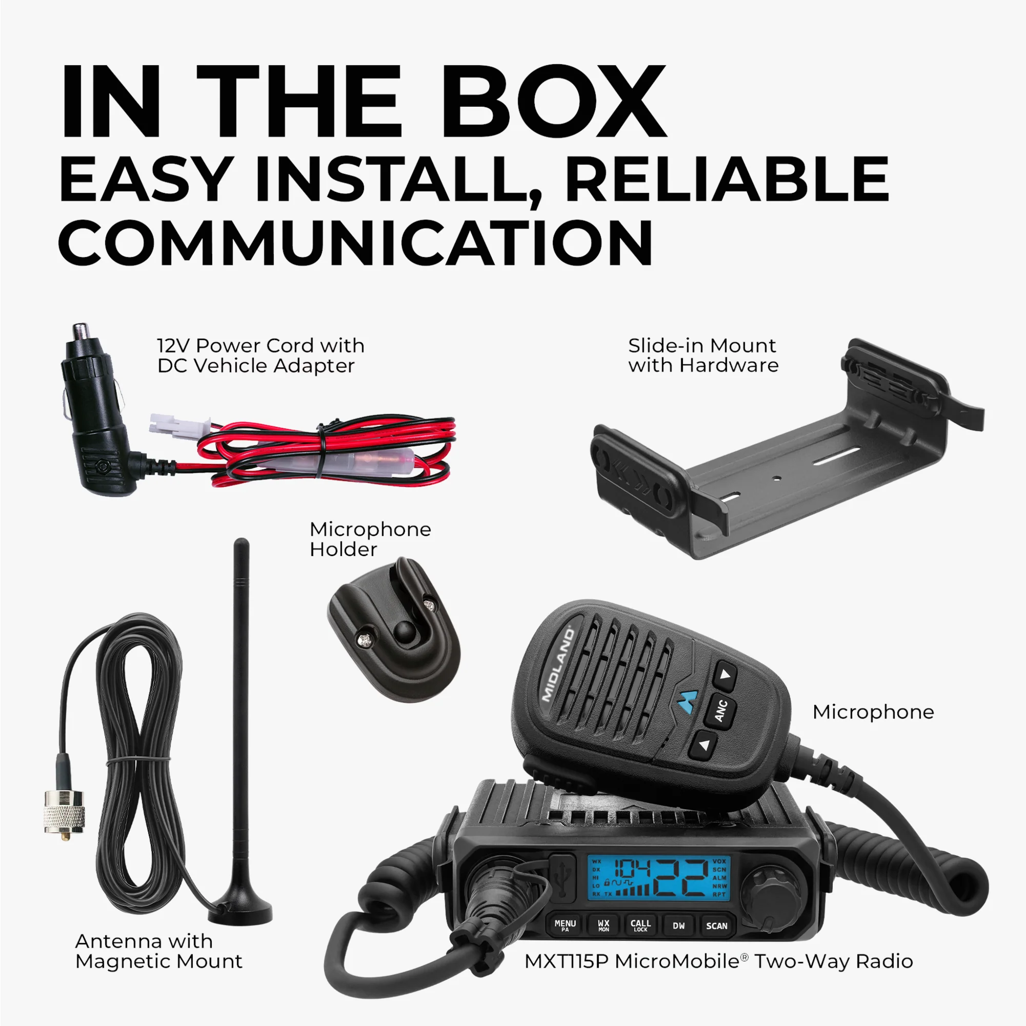 MXT115P PRO 15W MicroMobile GMRS Radio - Image 9
