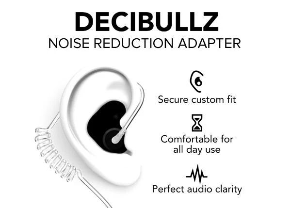 RDO-PACK-BLK Decibullz Noise Reduction Headset - Image 2