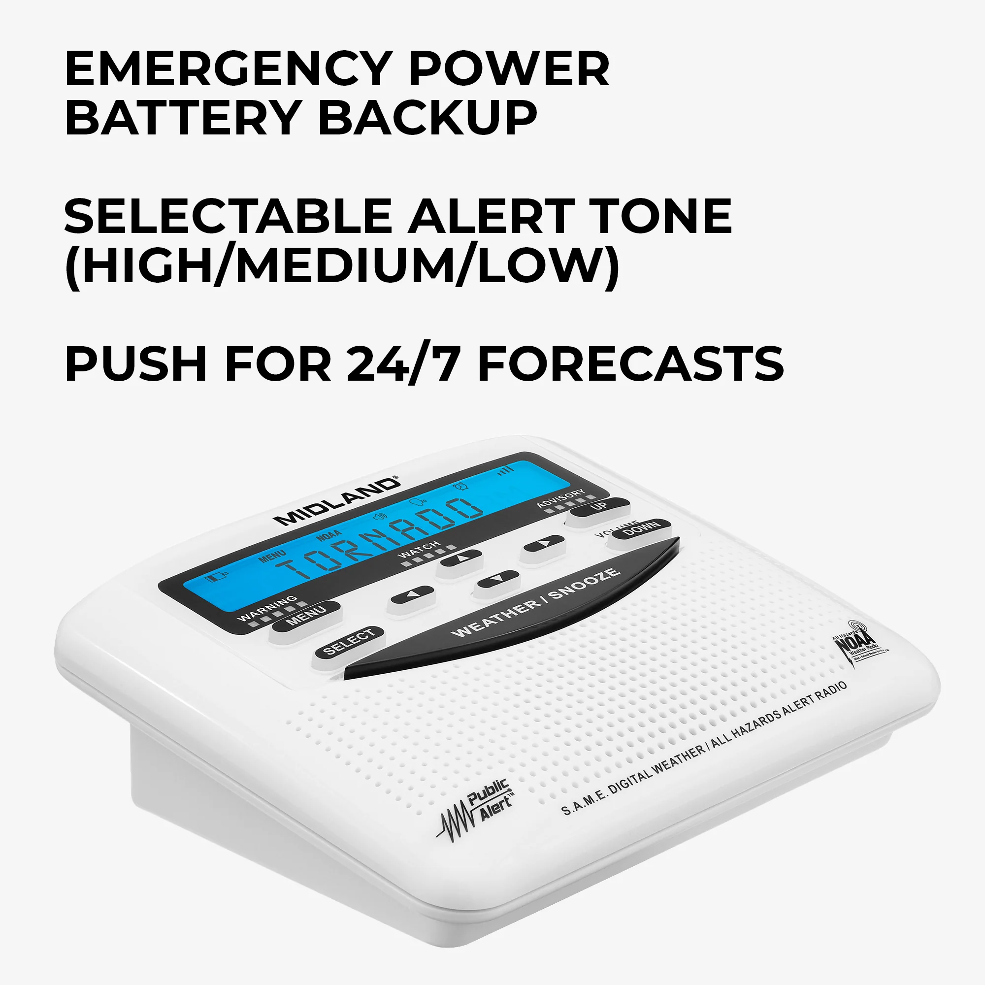 WR120 NOAA Weather and Emergency Alert Radio - Image 4